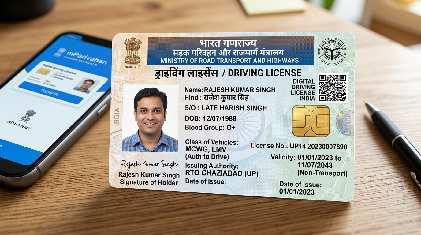 Digital Driving License India